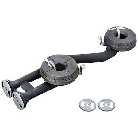 Vulcan Hart Double Burner Assembly 762968-A